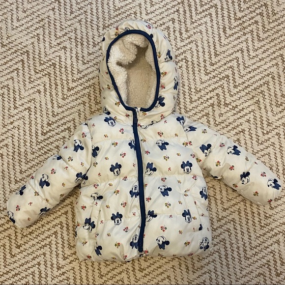 GAP Other - Gap 3T Minnie Mouse reversible Puffer Jacket
